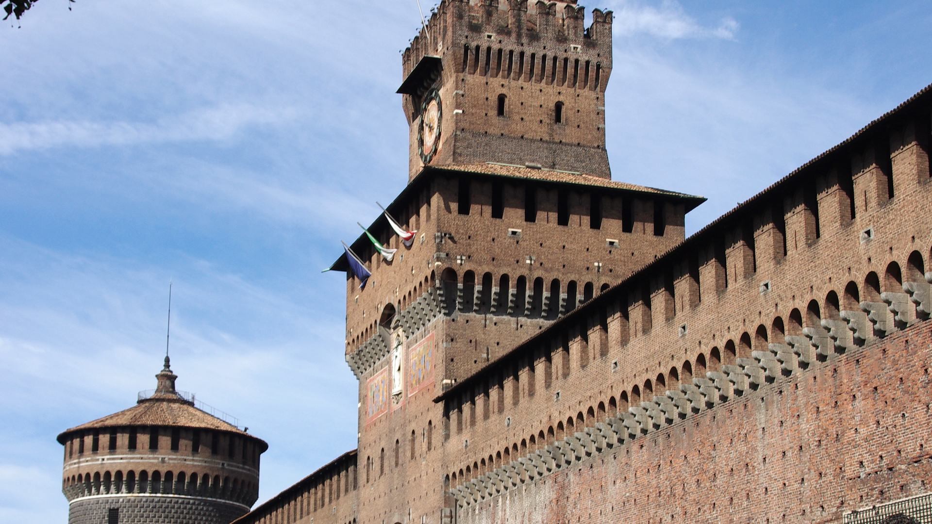 Castello Sforzesco Milano vista esterna
